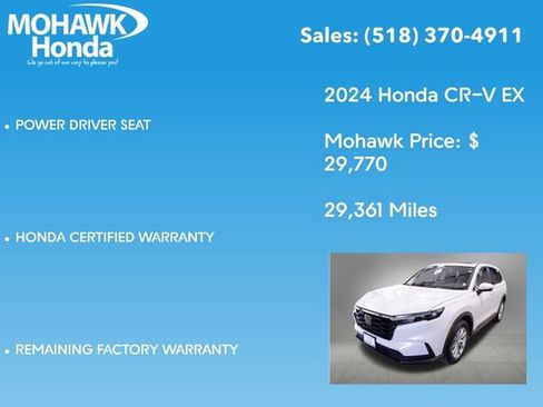 Certified 2024 Honda CR-V EX image 16