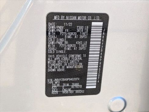 Used 2023 Nissan Armada SL w/ Captain's Chairs Package image 28