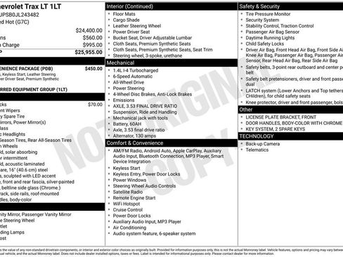 Used 2018 Chevrolet Trax LT w/ LT Convenience Package image 8