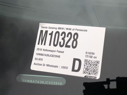 Used 2018 Volkswagen Passat 2.0T SE FWD image 5
