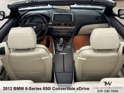 Used 2012 BMW 650i xDrive Convertible AWD/4WD image 27