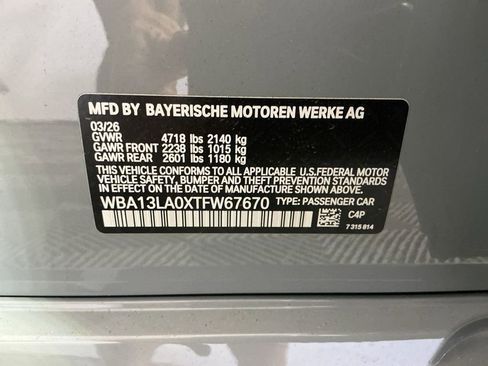 New 2026 BMW 330i Sedan w/ M Sport Package RWD image 16