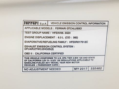 Certified 2017 Ferrari GTC4Lusso AWD/4WD image 22