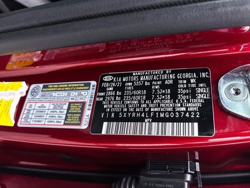 Used 2021 Kia Sorento EX w/ Panoramic Sunroof Package image 40