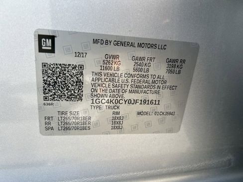 Used 2018 Chevrolet Silverado 3500 LTZ w/ Duramax Plus Package image 45