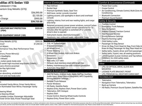 Used 2017 Cadillac ATS 2.0T AWD Sedan image 28