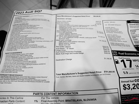 Used 2023 Audi SQ7 Premium Plus image 81