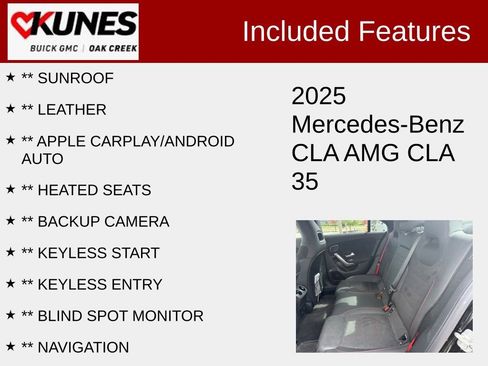Used 2025 Mercedes-Benz CLA 35 AMG 4MATIC image 2