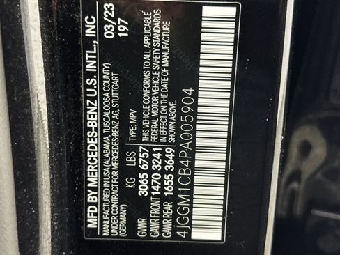 Used 2023 Mercedes-Benz EQE 350+ 4MATIC SUV image 19