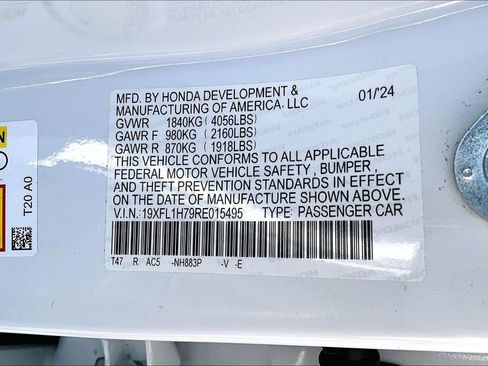 Used 2024 Honda Civic EX-L image 16