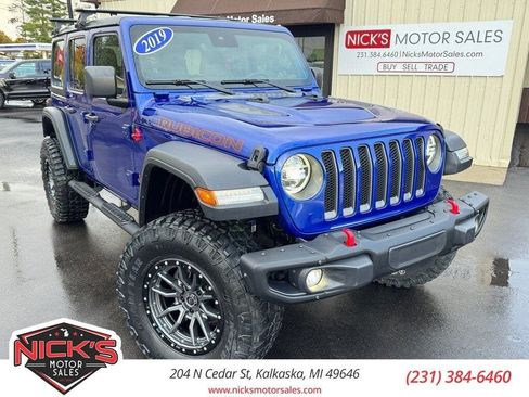 Used 2019 Jeep Wrangler Unlimited Rubicon w/ Advanced Safety Group AWD/4WD image 1