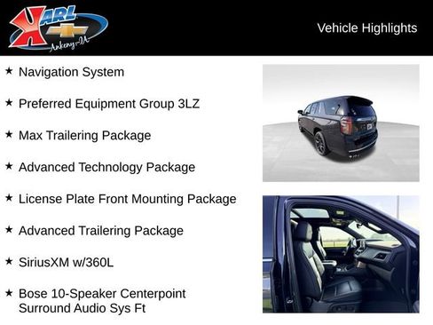 Certified 2024 Chevrolet Tahoe High Country w/ Advanced Technology Package AWD/4WD image 2