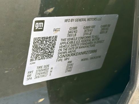 Used 2022 Chevrolet Tahoe RST w/ Luxury Package image 29