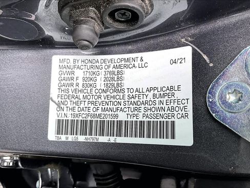 Used 2021 Honda Civic LX image 36
