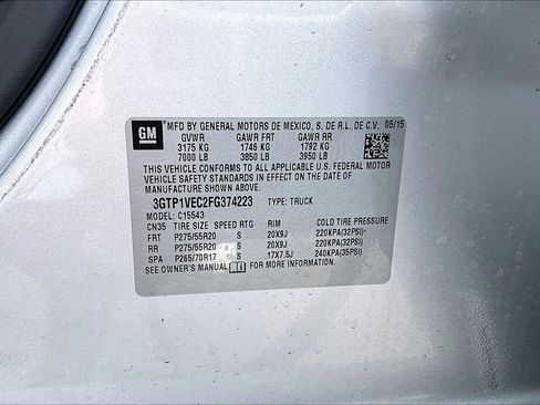 Used 2015 GMC Sierra 1500 SLT RWD image 28