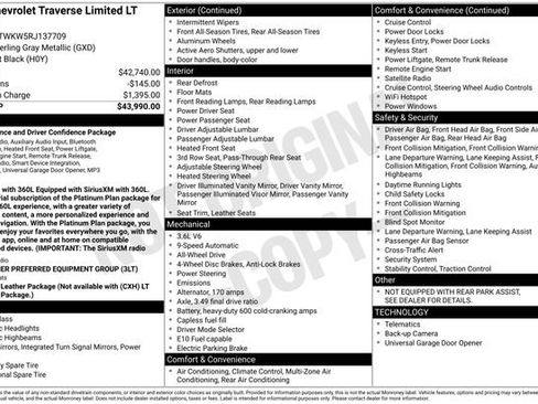 Used 2024 Chevrolet Traverse LT AWD/4WD image 35