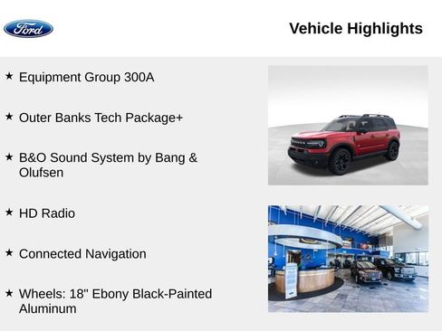 New 2025 Ford Bronco Sport Outer Banks w/ Outer Banks Tech Package+ image 2