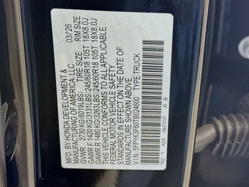 New 2026 Honda Ridgeline TrailSport image 33