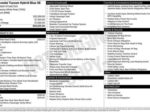 New 2026 Hyundai Tucson Blue SE image 4