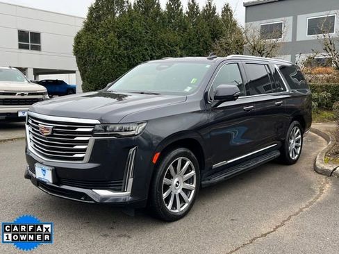 Used 2022 Cadillac Escalade ESV Premium Luxury Platinum image 3