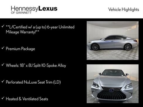 Used 2022 Lexus ES 300h w/ Premium Package image 12