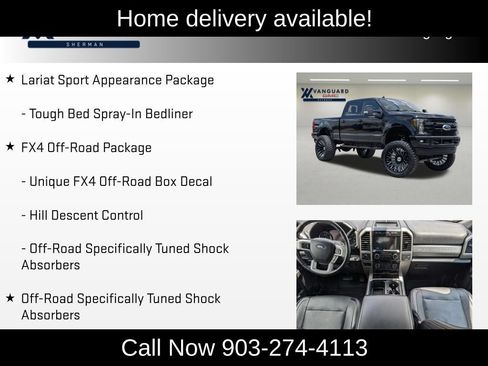 Used 2019 Ford F250 Lariat w/ Lariat Ultimate Package AWD/4WD image 14
