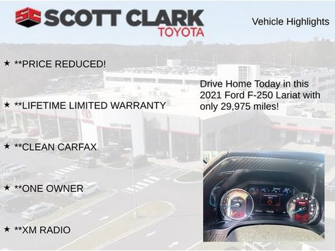 Used 2021 Ford F250 Lariat w/ Lariat Ultimate Package AWD/4WD image 13