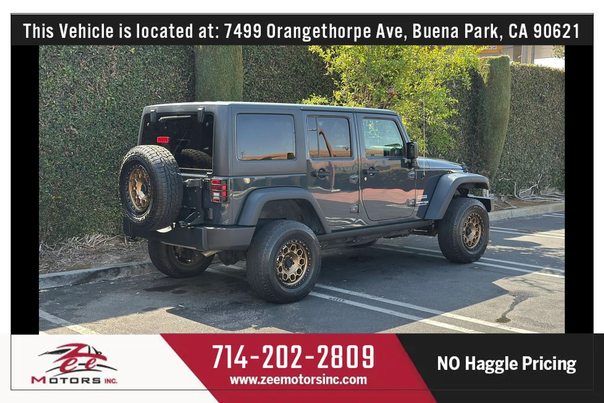 Used 2018 Jeep Wrangler Unlimited Sport S AWD/4WD image 7