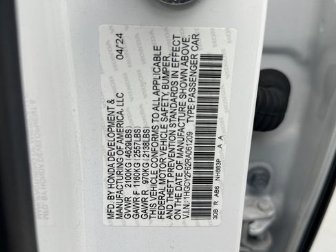 Used 2024 Honda Accord EX-L image 21