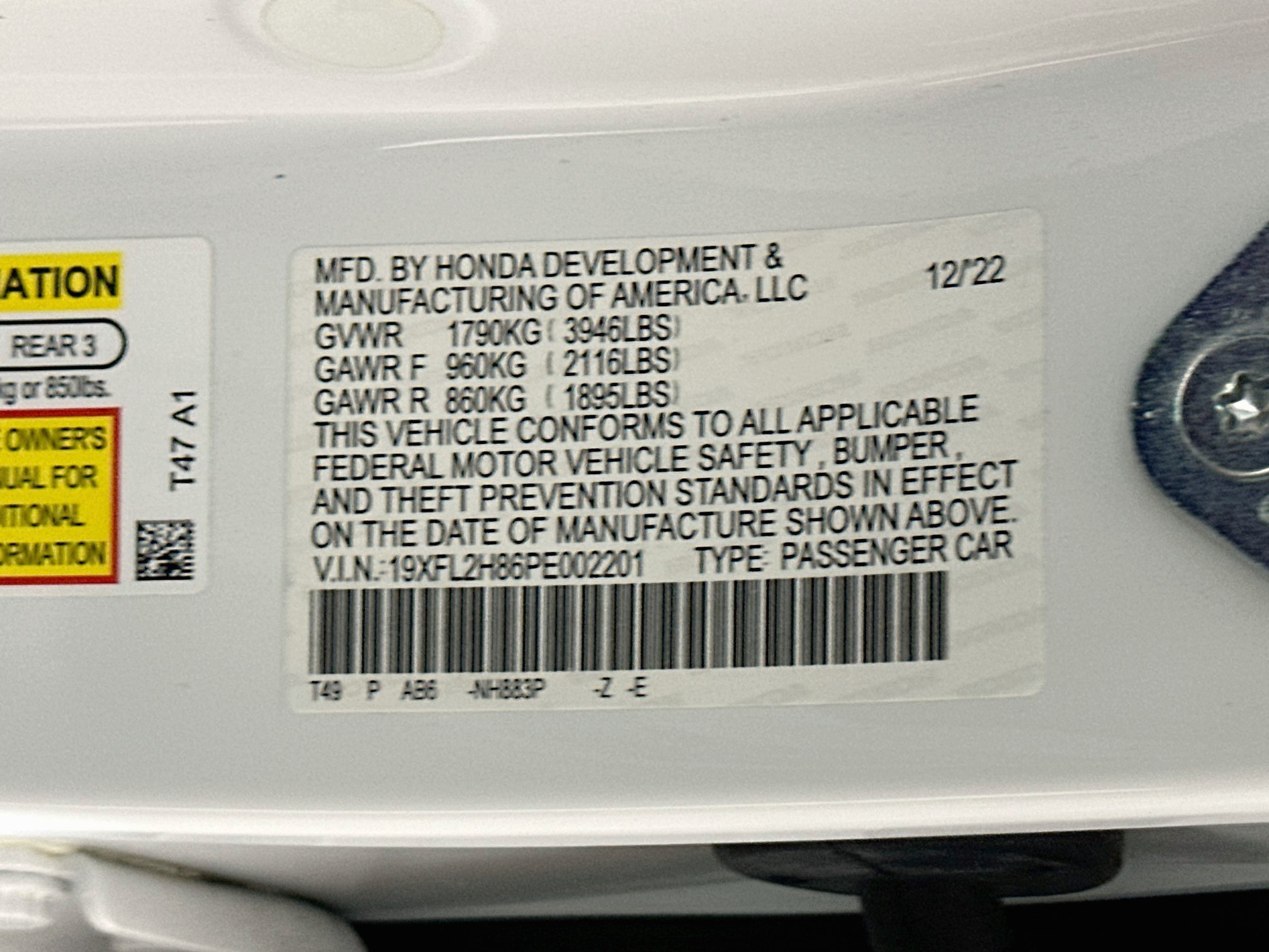 Used 2023 Honda Civic Sport image 12
