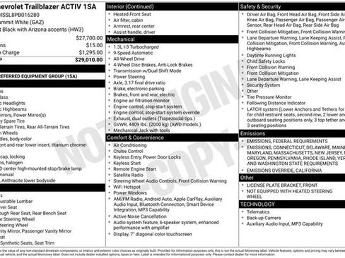 Used 2023 Chevrolet TrailBlazer ACTIV image 11