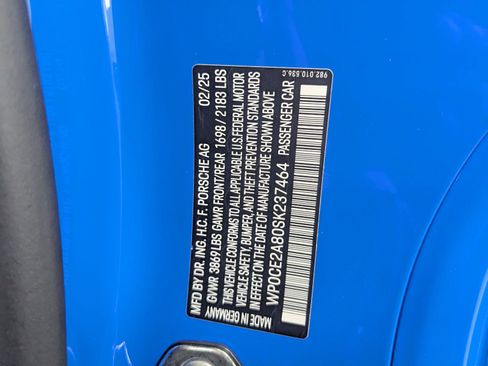 Certified 2025 Porsche 718 Boxster Spyder RS image 24