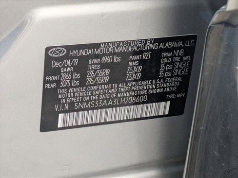 Used 2020 Hyundai Santa Fe SEL image 24