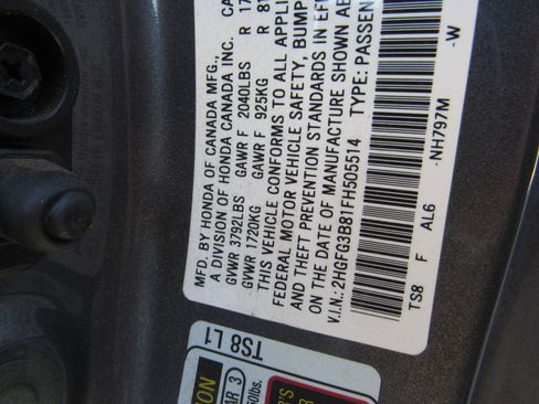 Used 2015 Honda Civic EX image 6