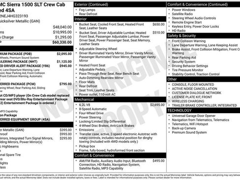 Used 2017 GMC Sierra 1500 SLT w/ SLT Premium Package image 5