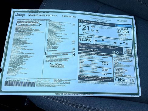 New 2026 Jeep Wrangler Unlimited Sport AWD/4WD image 12