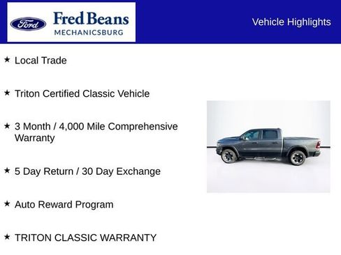 Used 2022 RAM 1500 Rebel w/ Rebel Level 2 Equipment Group image 5