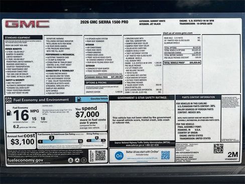 New 2026 GMC Sierra 1500 Pro w/ Graphite Edition image 21
