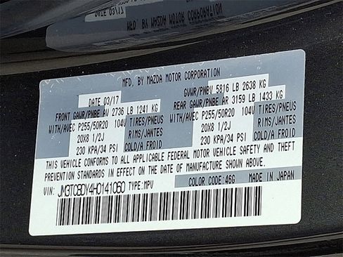 Used 2017 MAZDA CX-9 Grand Touring image 26