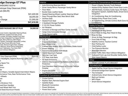 Used 2024 Dodge Durango GT image 46