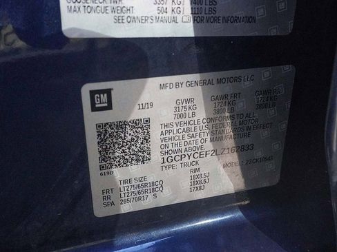 Used 2020 Chevrolet Silverado 1500 Custom Trail Boss w/ Custom Convenience Package image 43