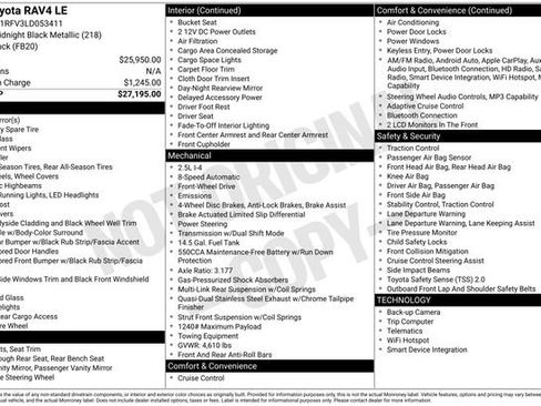 Used 2020 Toyota RAV4 LE image 10