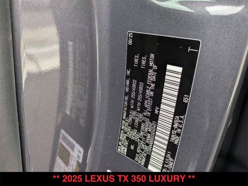 New 2025 Lexus TX 350 350 Luxury w/ Technology Package image 23