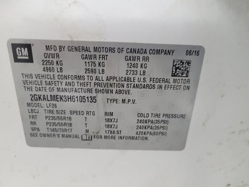 Used 2017 GMC Terrain SLE FWD image 33