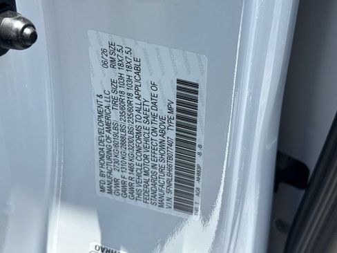New 2026 Honda Odyssey EX-L image 39