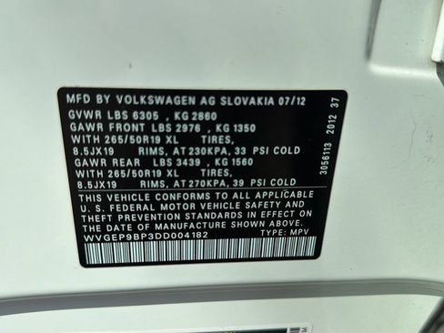 Used 2013 Volkswagen Touareg Sport AWD/4WD image 31