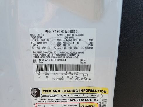 Used 2011 Ford F150 Lariat w/ Lariat Plus Pkg AWD/4WD image 44