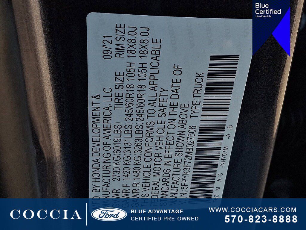 Used 2021 Honda Ridgeline RTL-E image 29