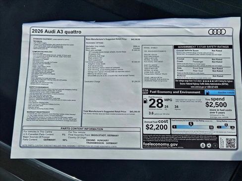 New 2026 Audi A3 2.0T Premium Plus image 16