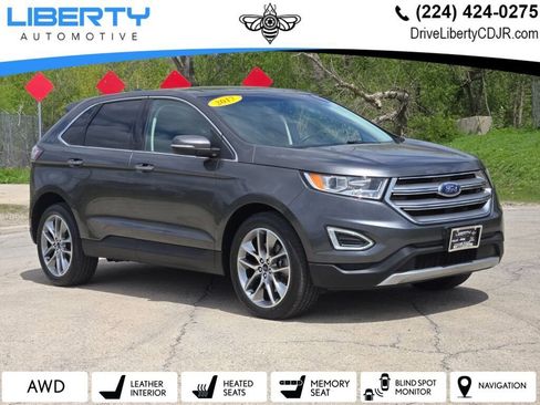 Used 2017 Ford Edge Titanium w/ Equipment Group 301A AWD/4WD image 1